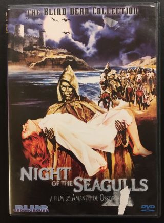 Night Of The Seagulls Rare Dvd Blue Underground Blind Dead 1975 Spanish Horror