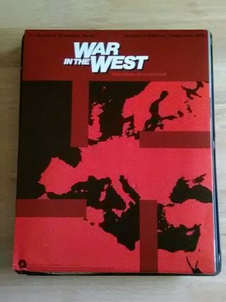 Spi Wargame War In The West,  Very Rare,  Unpunched,
