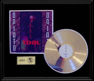 Tool Gold Record Platinum Disc Lp Opiate Ep Album Frame Rare