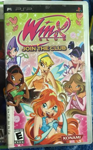 Winx Club: Join The Club - Sony Playstation Portable Psp Complete Cib Rare Game