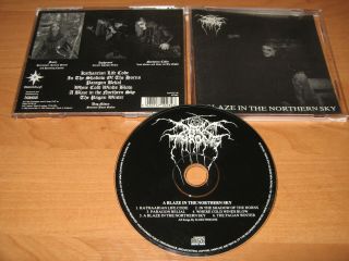 Darkthrone " A Blaze In The Northern Sky " Org Press Not Boot Rare Oop