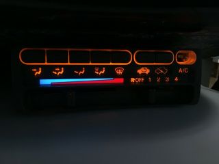 92 - 95 Honda Civic Heater Climate Control Amber Custom Eg6 Eg9 Ferio Jdm Rare