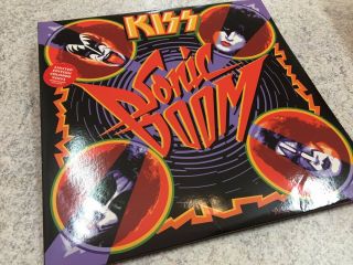 KISS Sonic Boom Vinyl LIMITED EDITION COLOURED - RED VINYL RECORD RARE 2010 2
