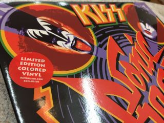 KISS Sonic Boom Vinyl LIMITED EDITION COLOURED - RED VINYL RECORD RARE 2010 3