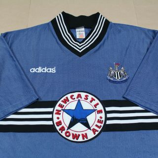Newcastle United 1996 1997 Away Shirt Rare Brown Ale (xl)