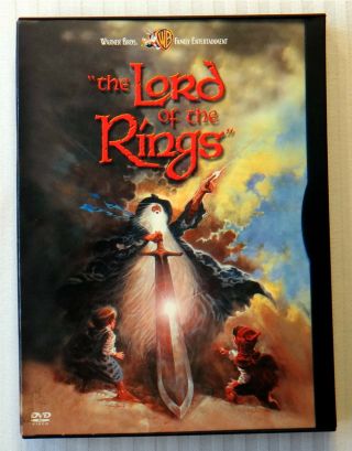 The Lord Of The Rings Dvd Movie Rare 2001 Soft Case Release 1978 Animated