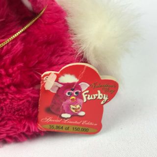 Magenta And Pink I Love You Furby 1999 RARE Valentine’s Day Edition w Tags 4