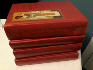 Rare Book 4 Volume Set The Sunday Sermons Of The Great Fathers (2000,  Hardcover)