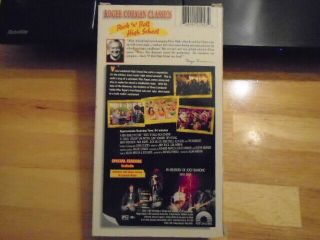 RARE OOP Rock ' n ' Roll High School VHS film 1979 Roger Corman RAMONES P J Soles 2