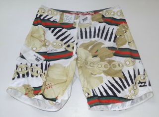 Evintage Billabong Crooks And Castles Size 42 Rare Boardshiorts