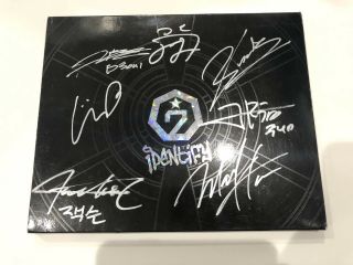 Got7 Identify (signed Twice) Autograph All Member Signed Promo Album Kpop Rare