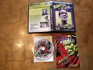 Monster A - Go - Go Dvd Cultra Oop Extremely Rare Phil Morton Special Collector 