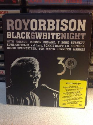 Roy Orbison And Friends: Black & White Night Dvd/cd 30 Edition Eric Clapton Rare