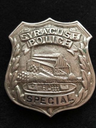 Over 100 Year Old Syracuse Shield Rare