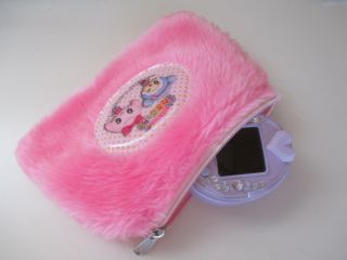 Bandai Tamagotchi - Rare - Pink Fluffy Pouch - Mini Bag - Japan Kawaii