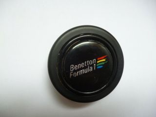 Rare Momo Harlekin Harlequin Benetton F1 Horn Button Black