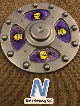 Vintage 1980s He Man Masters Of The Universe Kids Play Skeletor Shield - Rare