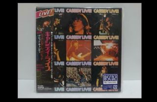 David Cassidy ‎/ Cassidy Live,  Rare Japan Mini Lp Cd W/obi,  Poster