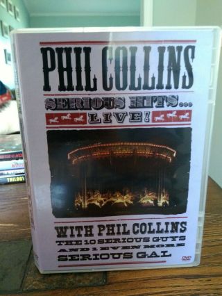 Phil Collins Serious Hits Live Concert Dvd 2003 2 Disc Set Rare & Oop