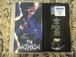 The Whispering Rare Oop Vhs Not On Dvd 1995 Demonic Horror Leif Garrett Htf
