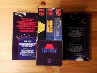 Star Wars Trilogy on VHS 1990 Boxed Set Rare OOP Theatrical Cuts 2