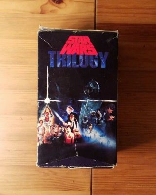 Star Wars Trilogy on VHS 1990 Boxed Set Rare OOP Theatrical Cuts 4