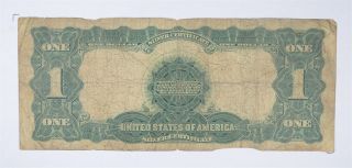 RARE 1899 Black Eagle $1.  00 Large Size US Silver Certificate - Iconic Note 989 2