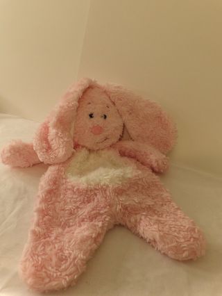 Rare 18 " Ganz Baby Flat A Pat Pink Bunny Security Lovey Best Friend (82)