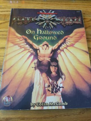 1996 Ad&d 2nd Edition Planescape On Hallowed Ground Complete Book 2623 Rare Oop