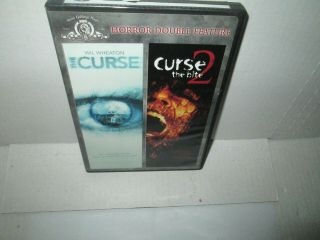 The Curse 1 & 2 Rare 2 Movie Horror Dvd John Schneider Jill Schoelen 1980s