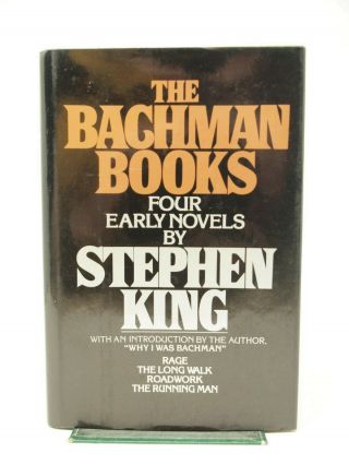 Rare Stephen King The Bachman Books Hardcover Rage,  Long Walk,  Roadwork