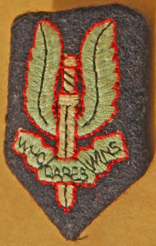 Rare Type 1955 - 1957 Beret Badge 1st Nzsas Squadron (special Air Service) Malaya