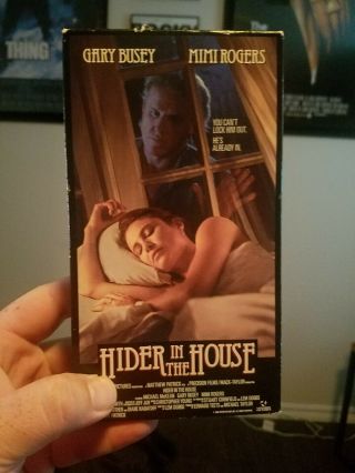 Hider In The House (1989) Vhs Rare Oop Horror Vestron Gary Busey Thriller