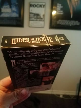 Hider In The House (1989) VHS Rare OOP Horror Vestron Gary Busey Thriller 3