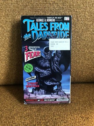 Tales From The Darkside Vol.  6 (1985) Horror Vhs Thriller Video Rare Romero