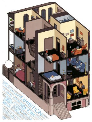 Chris Ware Gallery Exhibition Poster Signed Rare