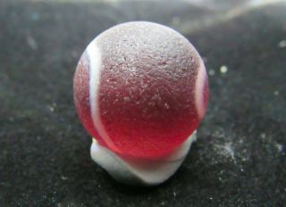 Sea Glass Sea Marble - Rare Merlot (Reddish Purple) from England 2