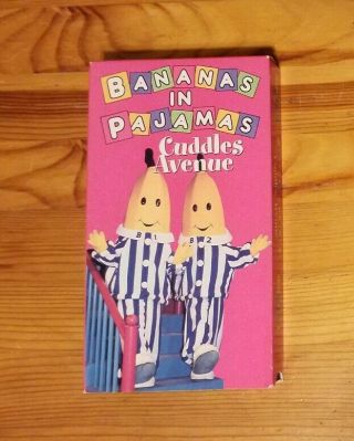 Bananas In Pajamas: Cuddles Avenue On Vhs Rare And Oop Australian Children 