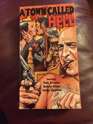 A Town Called Hell Vhs 1987 Robert Shaw Telly Savalas Rare Cover Star Classics
