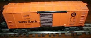 Lionel Rare 2454 Baby Ruth Box Car In Very Good Cond
