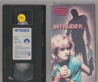 Intruder 1988 Horror Vhs Phantom Video Movie Gore Cult Slasher Sex Rare Oop