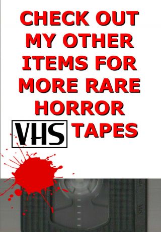INTRUDER 1988 Horror VHS PHANTOM video Movie Gore Cult Slasher Sex RARE OOP 4