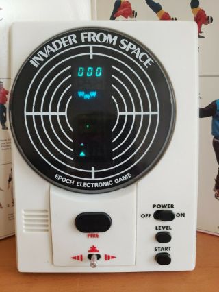 Invader From Space Rare Epoch Vintage Electronic Lcd Handheld Game