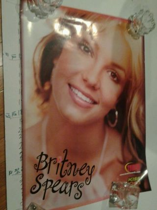 Britney Spears Rare Oops I Did It Again Tower Records Poster Promo Kiss 106.  1
