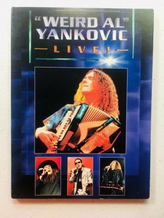 " Weird Al " Yankovic Live (dvd,  1999) Vg Out Of Print Rare Concert Video Retro