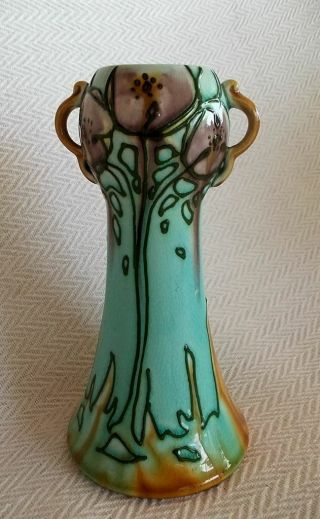 Minton Secessionist Ware Vase 1905 Art Nouveau Jugendstil Rare Colours