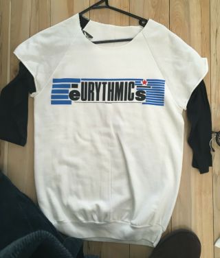 Eurythmics Mega Rare Touch Tour Sweater 1983 Concert Merch Jumper Annie Lennox