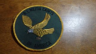 Rare Rhode Island Militia Cadets Of America Cadet Police Obsolete Patch Bx G 6