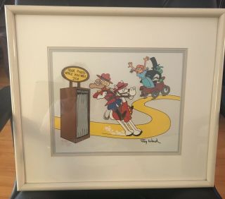 Jay Ward Limited Edition Cell “photo Booth” Signed & Numbered Rare Art Edition