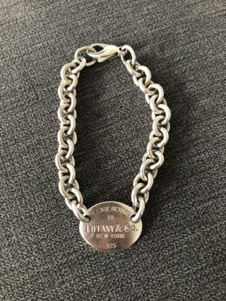 Return To Tiffany Oval Bracelet Rare Small